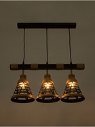 Светильник BayerLux «Фонарь», 3×40 Вт, Е27, черный, 18×18×20 см - фото 38344047