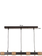 Светильник BayerLux «Фонарь», 3×40 Вт, Е27, черный, 18×18×20 см - фото 38344048