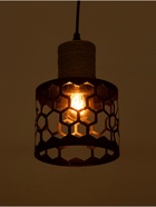 Светильник «Соты» 1×40 Вт Е27 черный 15×15×21 см - фото 5023143