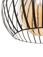 Светильник «Клубок» 1×40 Вт Е27 черный 28×28×28 см - фото 5023155