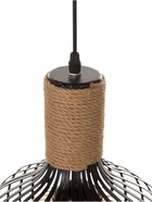 Светильник «Клубок» 1×40 Вт Е27 черный 28×28×28 см - фото 5023156