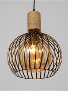 Светильник «Клубок» 1×40 Вт Е27 медь 28×28×28 см - фото 5023170