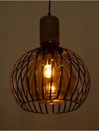 Светильник «Клубок» 1×40 Вт Е27 медь 28×28×28 см - фото 5023171