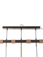 Светильник «Чертеж» 3×40 Вт Е27 черный 20×20×20 см - фото 5023189