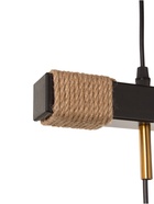 Светильник «Чертеж» 3×40 Вт Е27 черный 20×20×20 см - фото 5023193