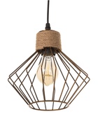 Светильник «Чертеж» 1×40 Вт Е27 медь 20×20×20 см - фото 5023196