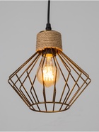 Светильник «Чертеж» 1×40 Вт Е27 медь 20×20×20 см - фото 5023197