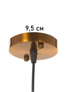 Светильник «Чертеж» 1×40 Вт Е27 медь 20×20×20 см - фото 5023199