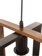 Светильник BayerLux ЭКО «Кристофер» 3×40 Вт Е27 черный/коричневый 38×38×100 см - фото 5023230