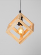 Светильник BayerLux ЭКО «Куб», 1×40 Вт, Е27, черный/коричневый, 27×27×100 см - фото 38109257