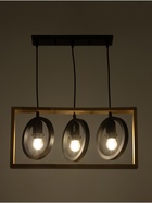 Светильник BayerLux ЭКО «Джесси», 3×40 Вт, Е27, черный/коричневый, 20×50×26 см - фото 38109264