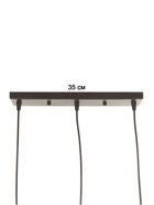 Светильник BayerLux ЭКО «Джесси», 3×40 Вт, Е27, черный/коричневый, 20×50×26 см - фото 38109265