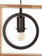 Светильник BayerLux ЭКО «Джесси», 3×40 Вт, Е27, черный/коричневый, 20×50×26 см - фото 38109267