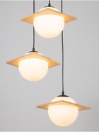 Светильник BayerLux ЭКО «Лакки», 3×40 Вт, Е27, черный/коричневый, 44×44×100 см - фото 38109279