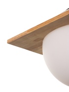 Светильник BayerLux ЭКО «Лакки», 3×40 Вт, Е27, черный/коричневый, 44×44×100 см - фото 38109283