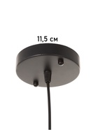 Светильник BayerLux ЭКО "Лакки" 1х40Вт Е27 черный/коричневый 23х23х100см - фото 808906784