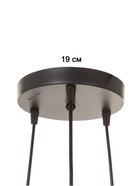 Светильник BayerLux ЭКО "Лот" 3х40Вт Е27 черный/коричневый 42х42х12(+100)см - фото 808906793