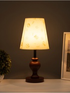 Лампа настольная RISALUX ЭКО «Сол» 1×40 Вт Е27 коричневый 20×20×45 см - фото 5023330