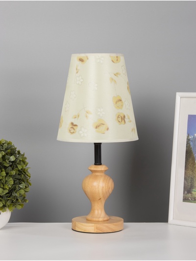 Лампа настольная RISALUX ЭКО «Сол» 1×40 Вт Е27 светло-коричневый 20×20×45 см