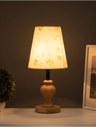 Лампа настольная RISALUX ЭКО «Сол» 1×40 Вт Е27 светло-коричневый 20×20×45 см - фото 5023336