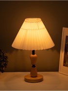 Лампа настольная RISALUX ЭКО "Камила" 1х40Вт Е27 черный/светло-кор. 27х27х40см 10777291