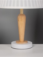 Лампа настольная RISALUX ЭКО "Анна" 1х40Вт Е27 белый/коричневый 30х30х47см 10777298