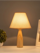 Лампа настольная RISALUX ЭКО «Тон» 1×40 Вт Е27 коричневый 24×24×41.5 см - фото 5023408