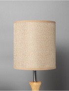 Лампа настольная RISALUX ЭКО "Кло" 1х40Вт Е27 коричневый/хром/бежевый 16х16х38см 10777311