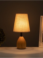 Лампа настольная RISALUX ЭКО «Лорен» 1×40 Вт Е27 светло-коричневый/черный 16×16×34 см - фото 5023445