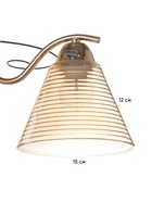 Люстра «Кольцо» 5×40 Вт Е27 золото 58×58×24 см - фото 41385909