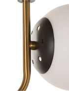 Люстра «Донна» 2×40 Вт Е27 черный/латунь 37×15×25 см - фото 41385942