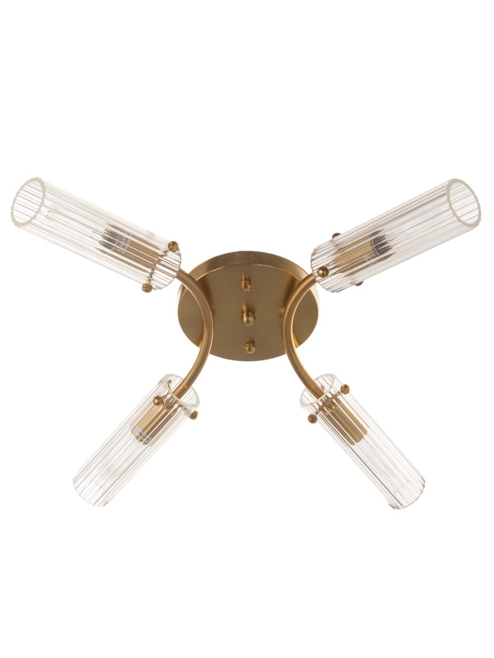 Люстра «Рико» 4×40 Вт Е27 бронза 46×40×18 см - Фото 1