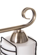 Люстра «Кипр» 3×40 Вт Е27 латунь/черный 52×26×26 см - фото 41386017