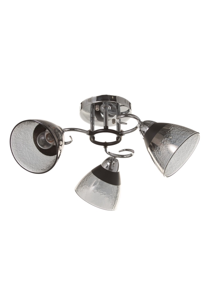 Люстра «Дождь» 3×40 Вт Е27 хром 48×48×24 см - Фото 1