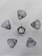 Люстра «Дождь» 5×40 Вт Е27 хром 58×58×24 см - фото 41386030