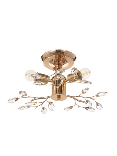 Люстра «Нежность» 3×40 Вт Е27 золото 42×42×18 см