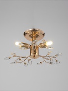 Люстра «Нежность» 3×40 Вт Е27 золото 42×42×18 см - фото 41386046