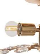 Люстра «Нежность» 3×40 Вт Е27 золото 42×42×18 см - фото 41386050