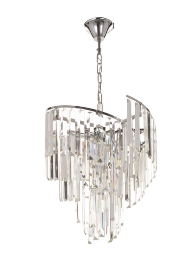 Люстра «Лувр» 5×40 Вт Е27 хром 40×40×73(26)см