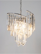 Люстра "Лувр" 5х40Вт Е27 хром 40х40х73(26)см 10777424 Люстра "Лувр" 5х40Вт Е27 хром 40х40х73(26)см 10777424