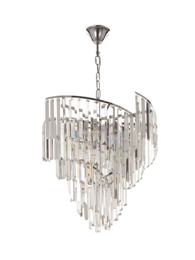 Люстра «Лувр» 10×40 Вт Е27 хром 50×50×77(26)см