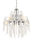 Люстра BayerLux «Ива», 7×40 Вт, Е27, хром, 48×48×58(26) см - Фото 2