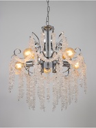 Люстра BayerLux «Ива», 7×40 Вт, Е27, хром, 48×48×58(26) см - фото 4815919