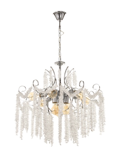 Люстра «Ива» 9×40 Вт Е27 хром 68×60×65(26)см