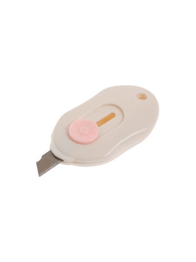 Нож универсальный ТУНДРА, мини, пластиковый корпус, возвратное лезвие, 9 мм