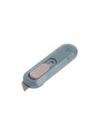 Нож универсальный ТУНДРА, мини, пластиковый корпус, возвратное лезвие, 12 мм - Фото 1