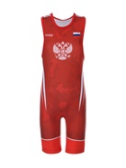 Трико борцовское FIGHT EMPIRE, WT500R, р. XS, красное - Фото 1