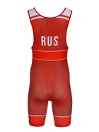 Трико борцовское FIGHT EMPIRE, WT500R, р. S, красное - Фото 3