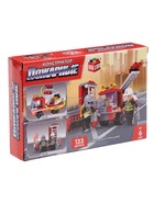 УЦЕНКА Конструктор Пожарные «Пожарная бригада», 133 детали - Фото 3