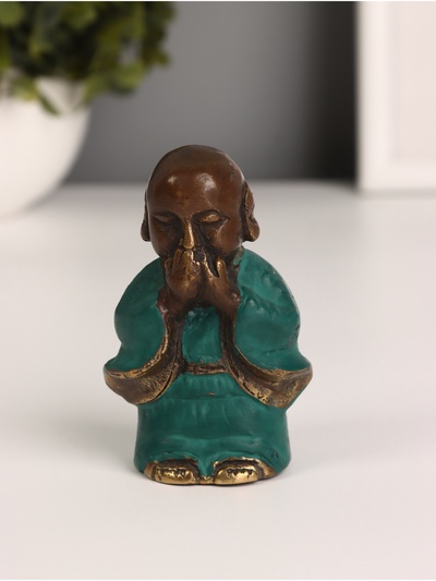 Сувенир «Монах», 5×4×8 см, бронза